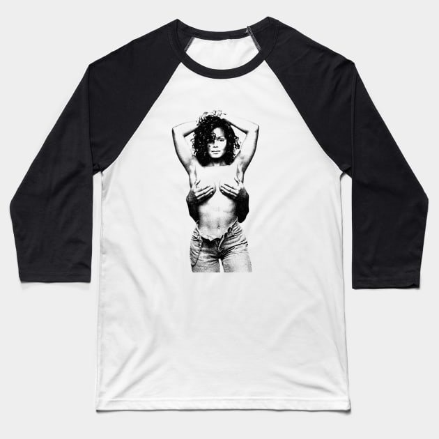 Janet Jackson - rnb Baseball T-Shirt by SIIMAG ARTS